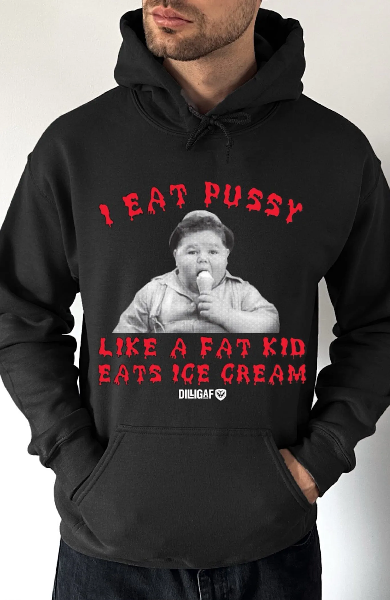 I eat ice cream Pullover Hoodie