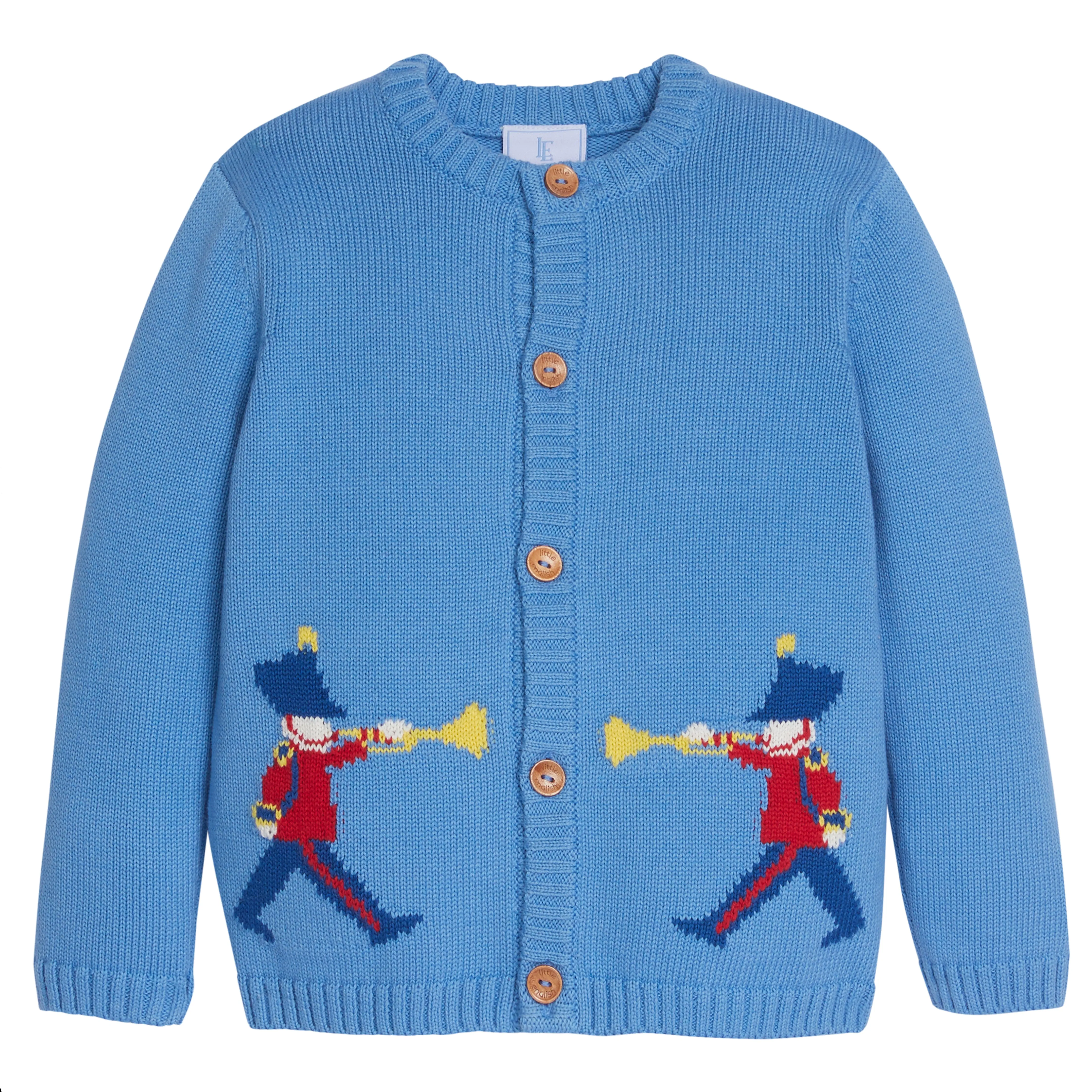 Intarsia Cardigan - Toy Soldier