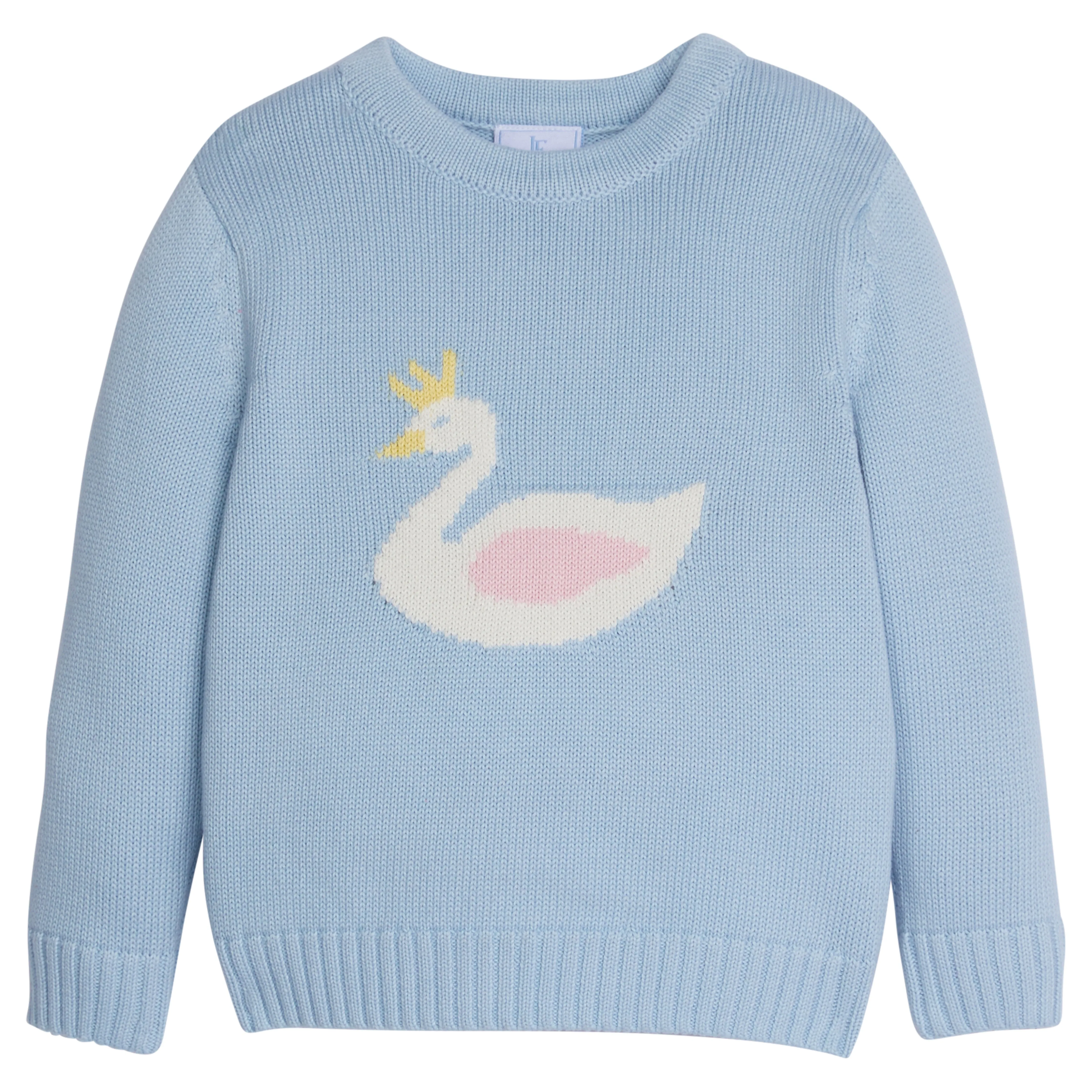 Intarsia Sweater - Swan