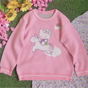 Japanese forest cute sweater by99612