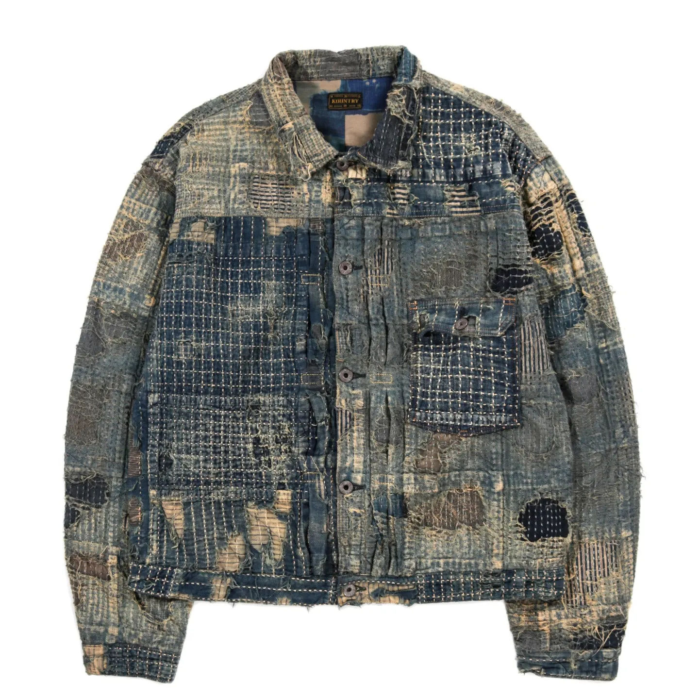 KAPITAL BORO SPRING 1ST JACKET INDIGO