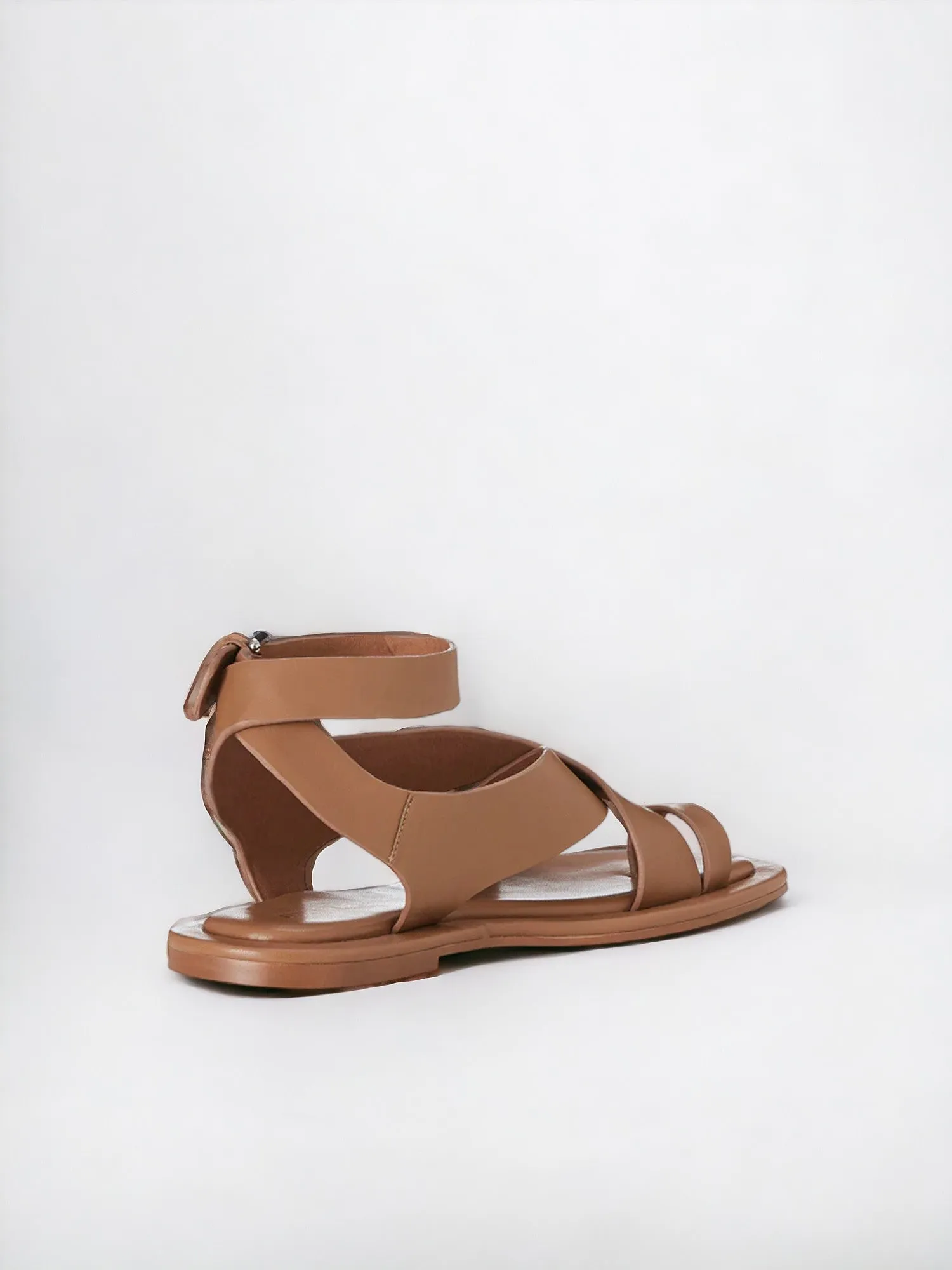 Kellie Sandal | Peacan Leather