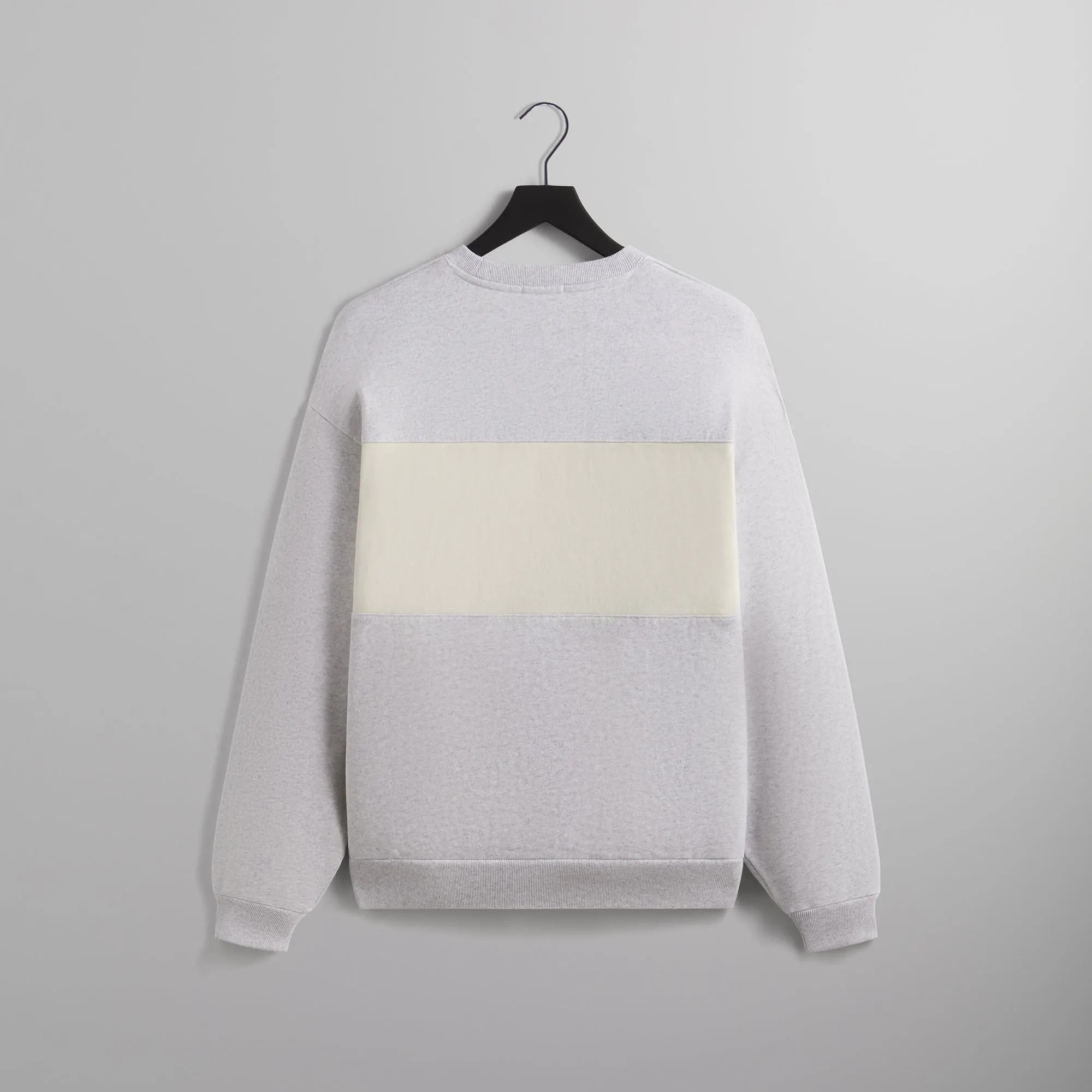 Kith Nelson Rugby Crewneck - Light Heather Grey