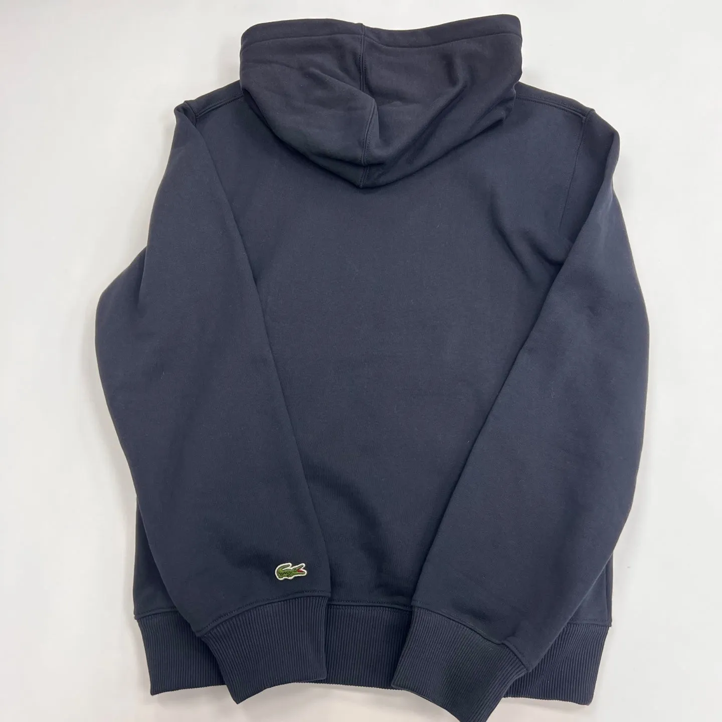 LACOSTE Vintage Printed Hooded Fleece Sweatshirt