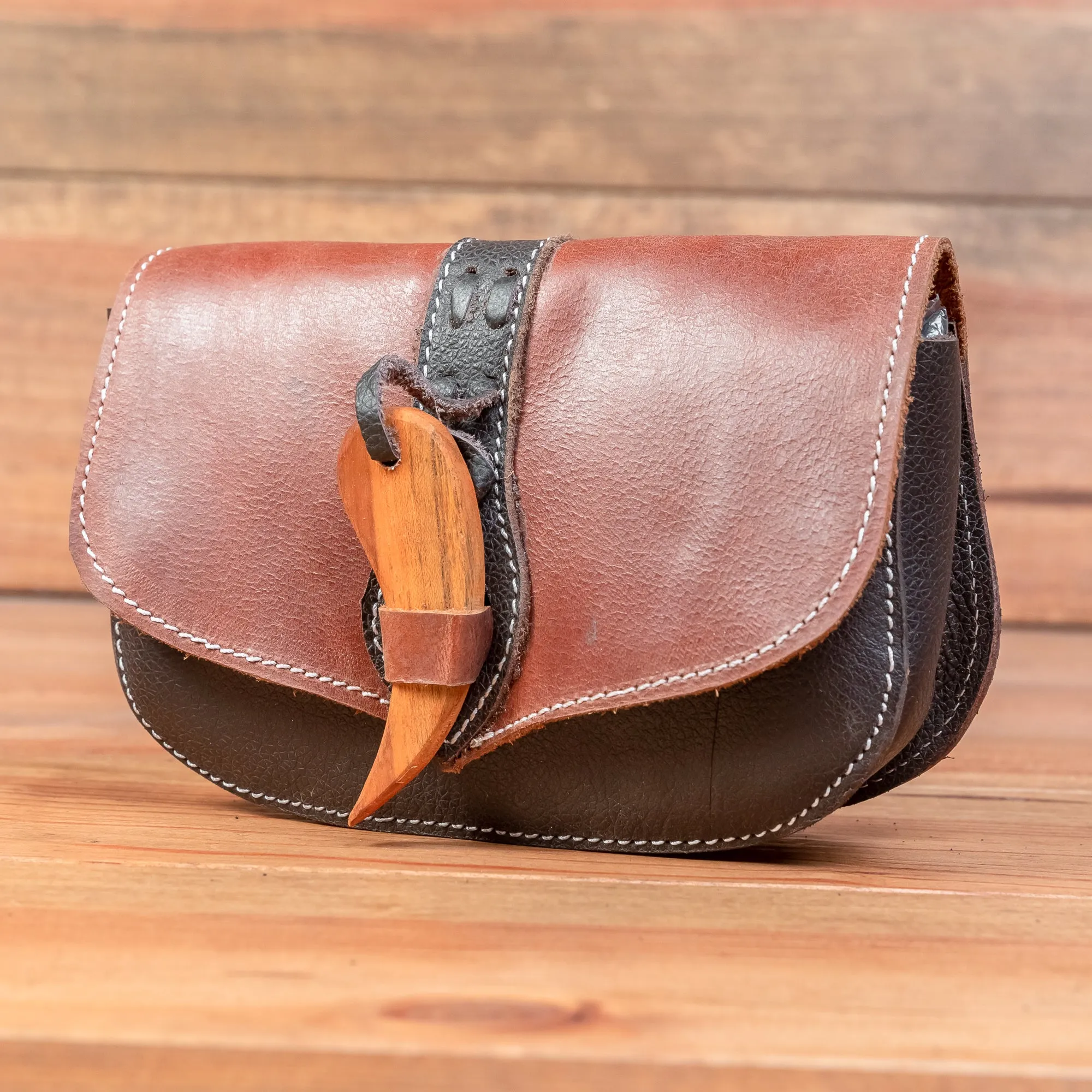 Leather Pouch for Belt