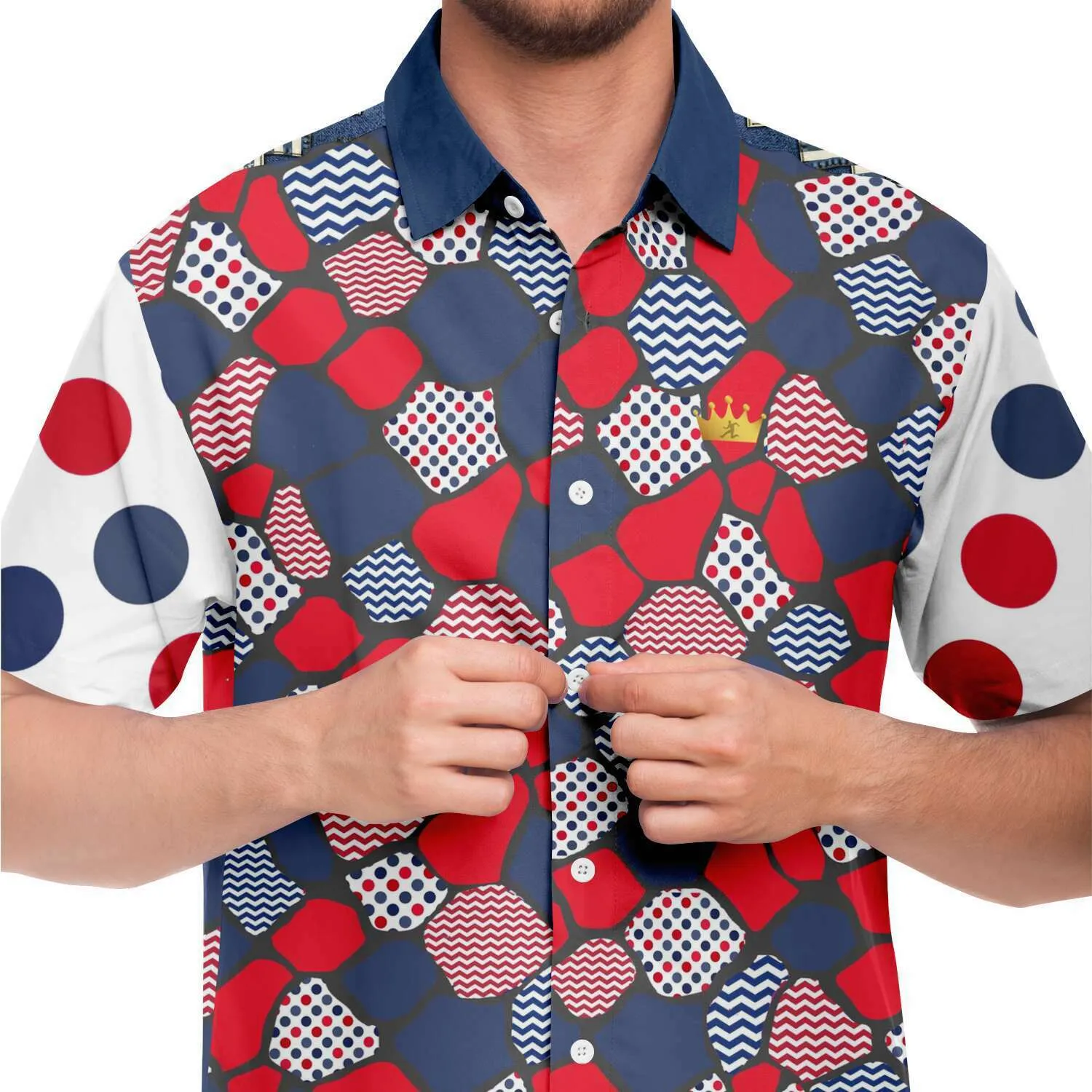 Liberty Pebble Short Sleeve Button Down Shirt