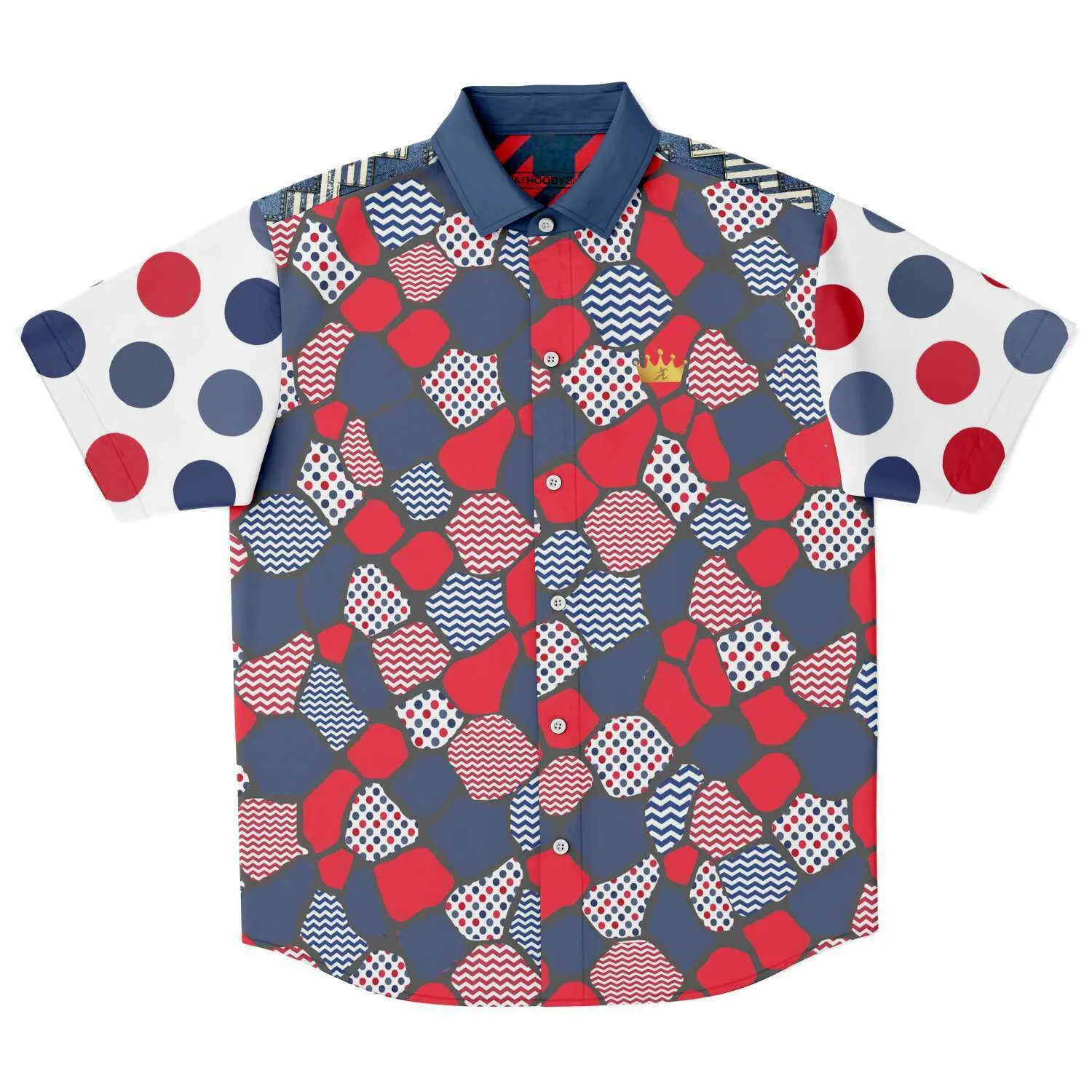 Liberty Pebble Short Sleeve Button Down Shirt