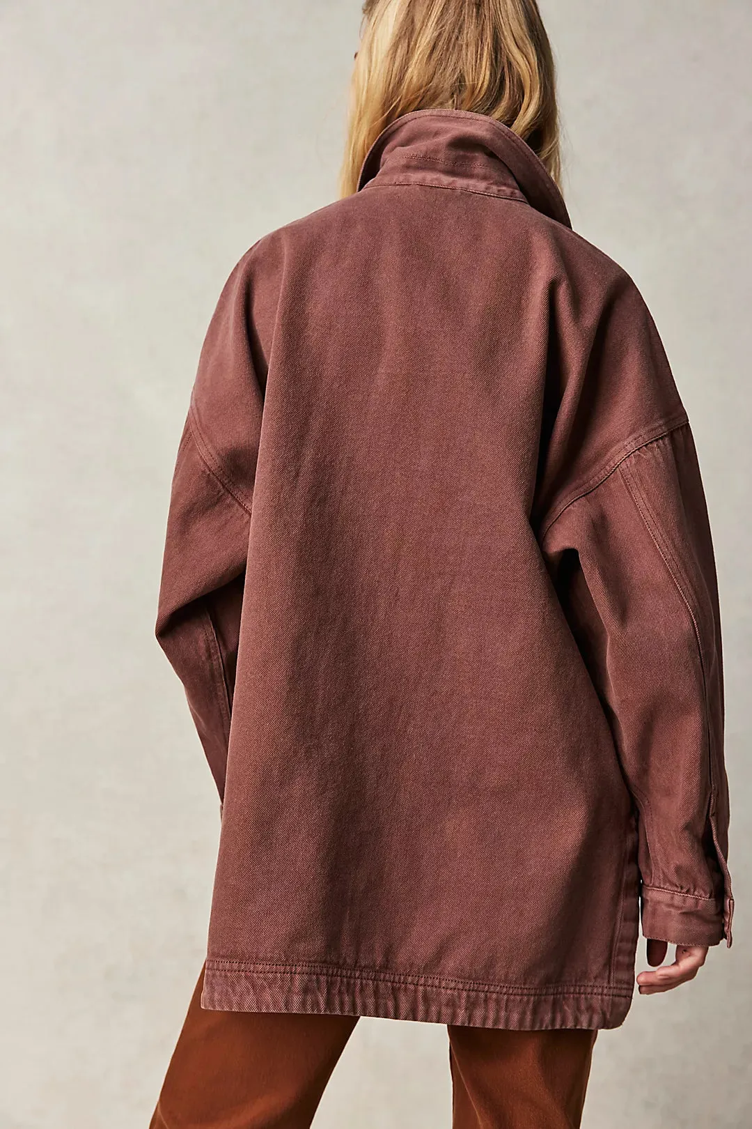 Madison City Twill Jacket - Chocolate Lava