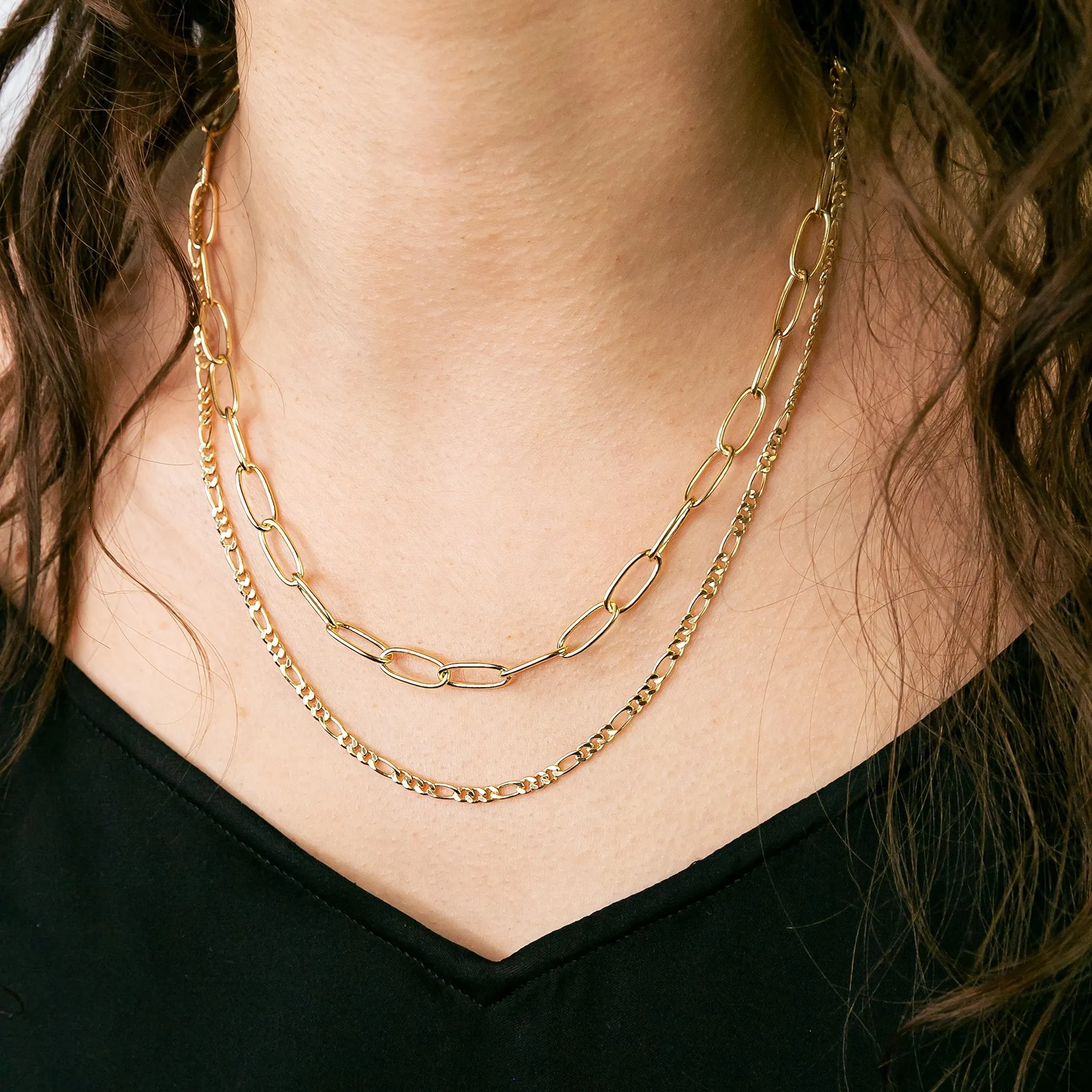 Majorca Oval Chain Link Necklace