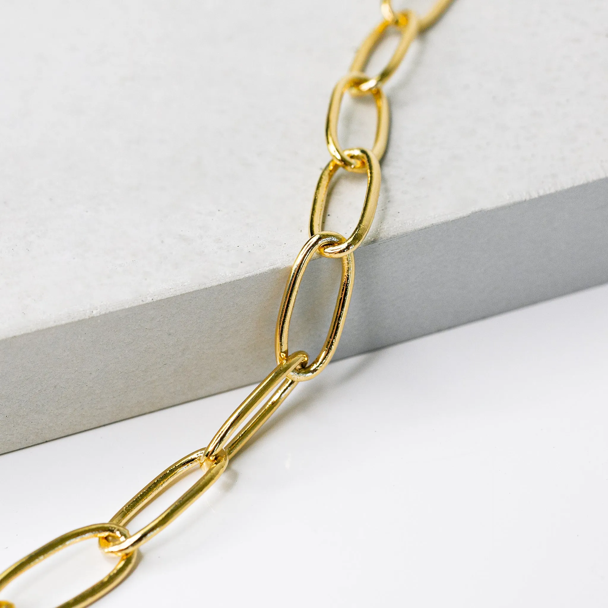 Majorca Oval Chain Link Necklace