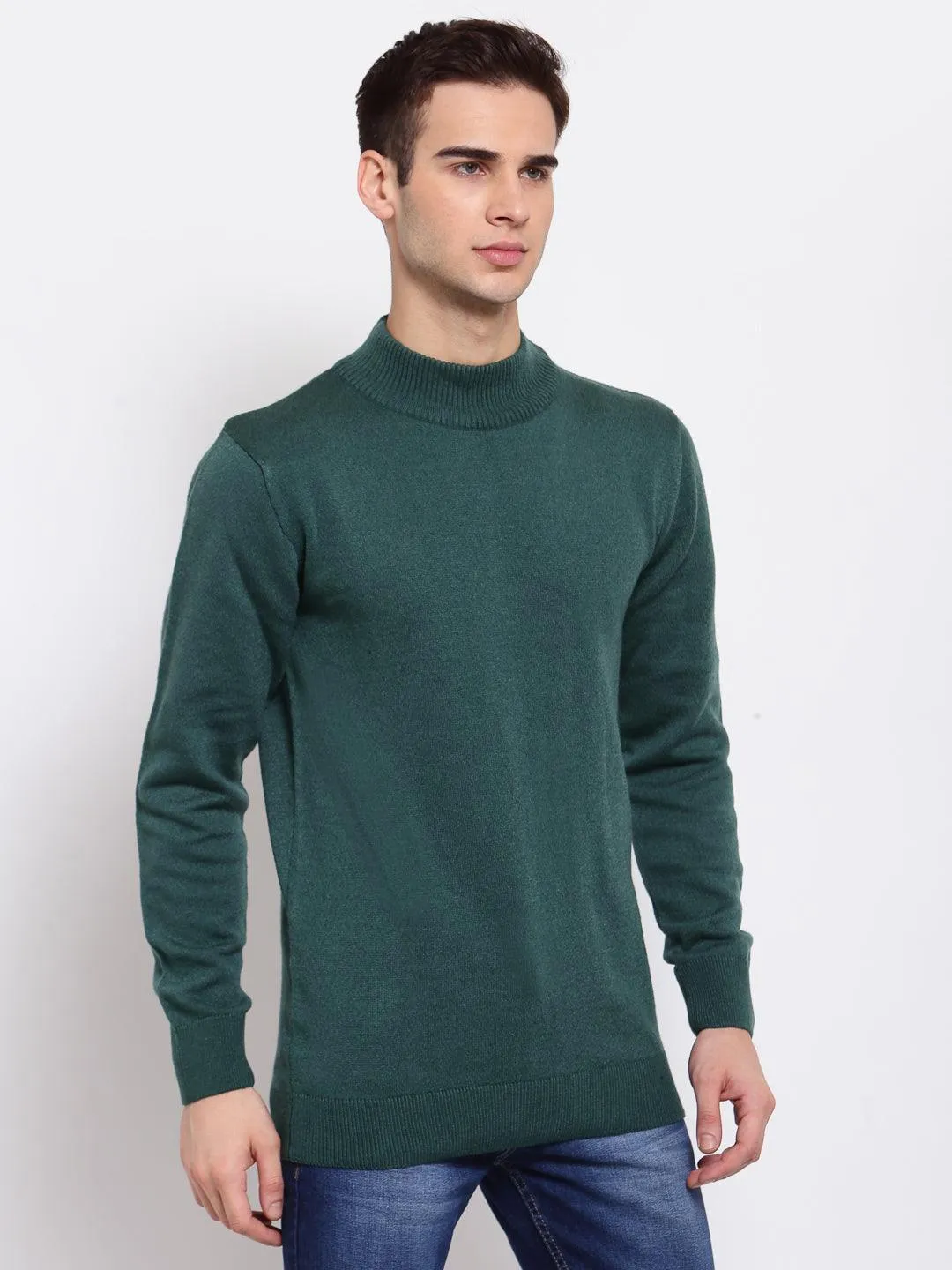 Men Solid Pullover