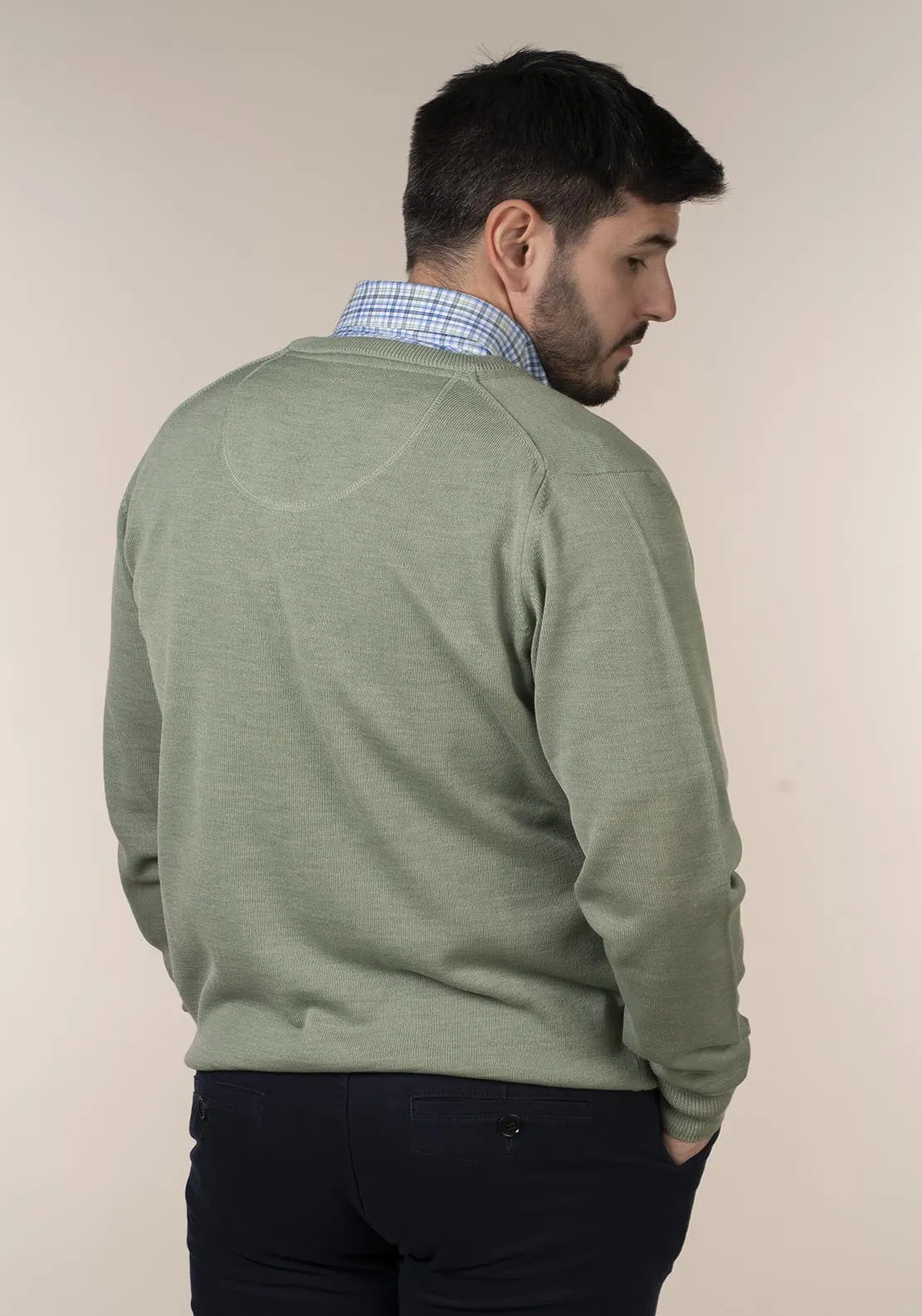 Mens V-Neck Jumper