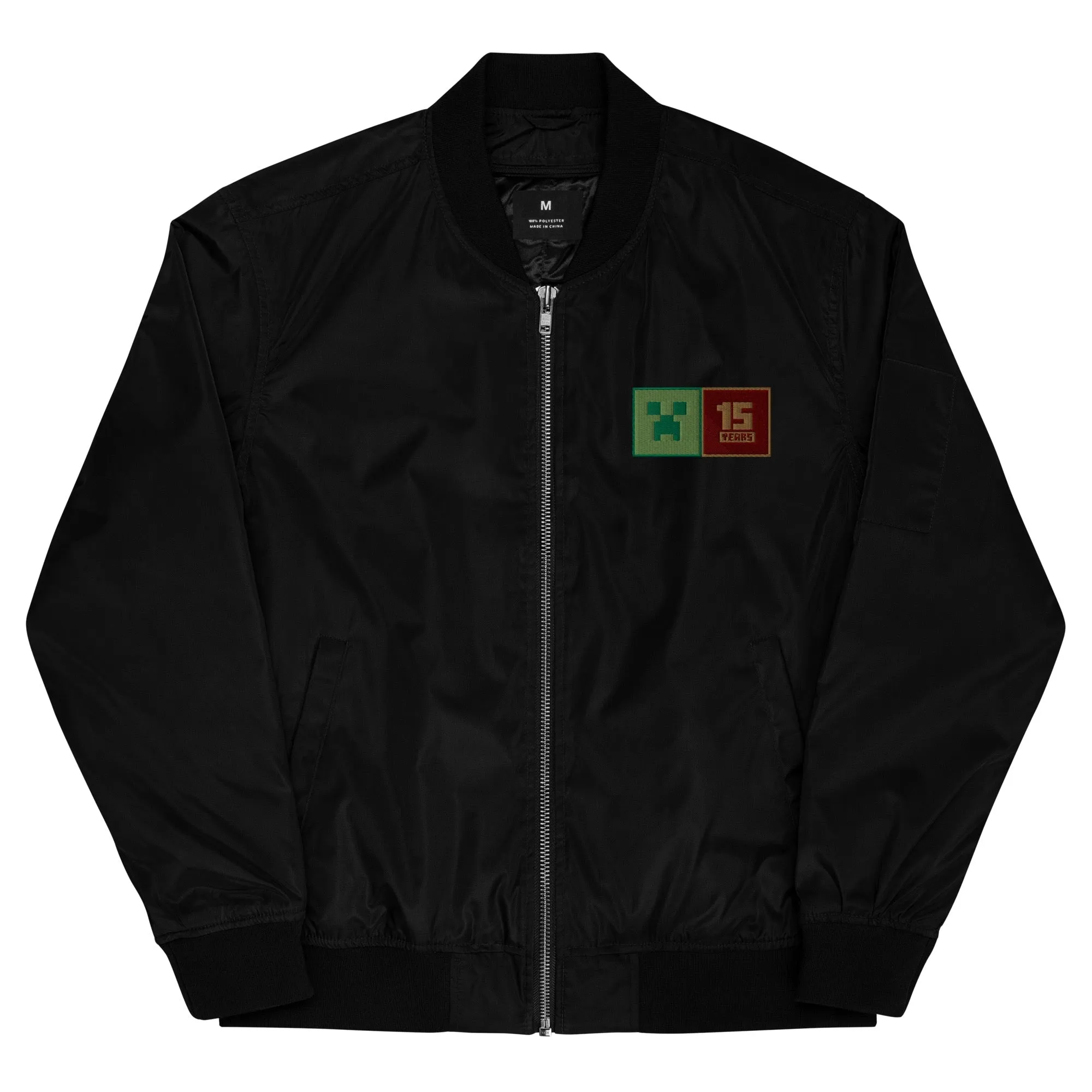 Minecraft 15th Anniversary Embroidered Adult Jacket