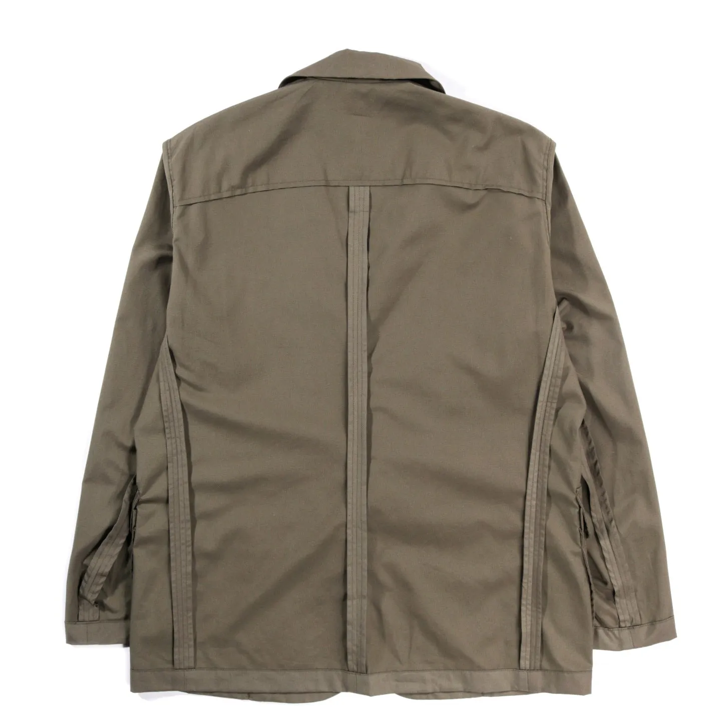 MONITALY URA LOW LAPEL BLAZER VANCLOTH OXFORD OLIVE