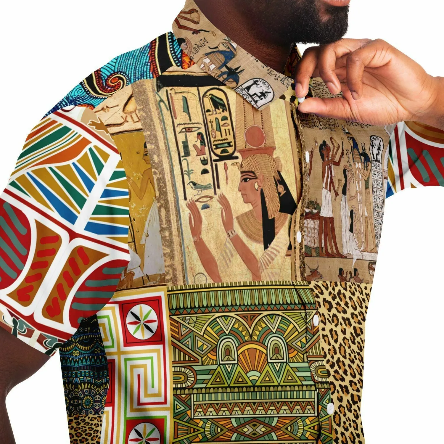 Mother Lode African Print Button Down Shirt