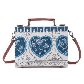 Mughal women hand-painted crossbody sling bag