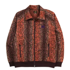 NEEDLES TRACK JACKET POLY JACQUARD PYTHON