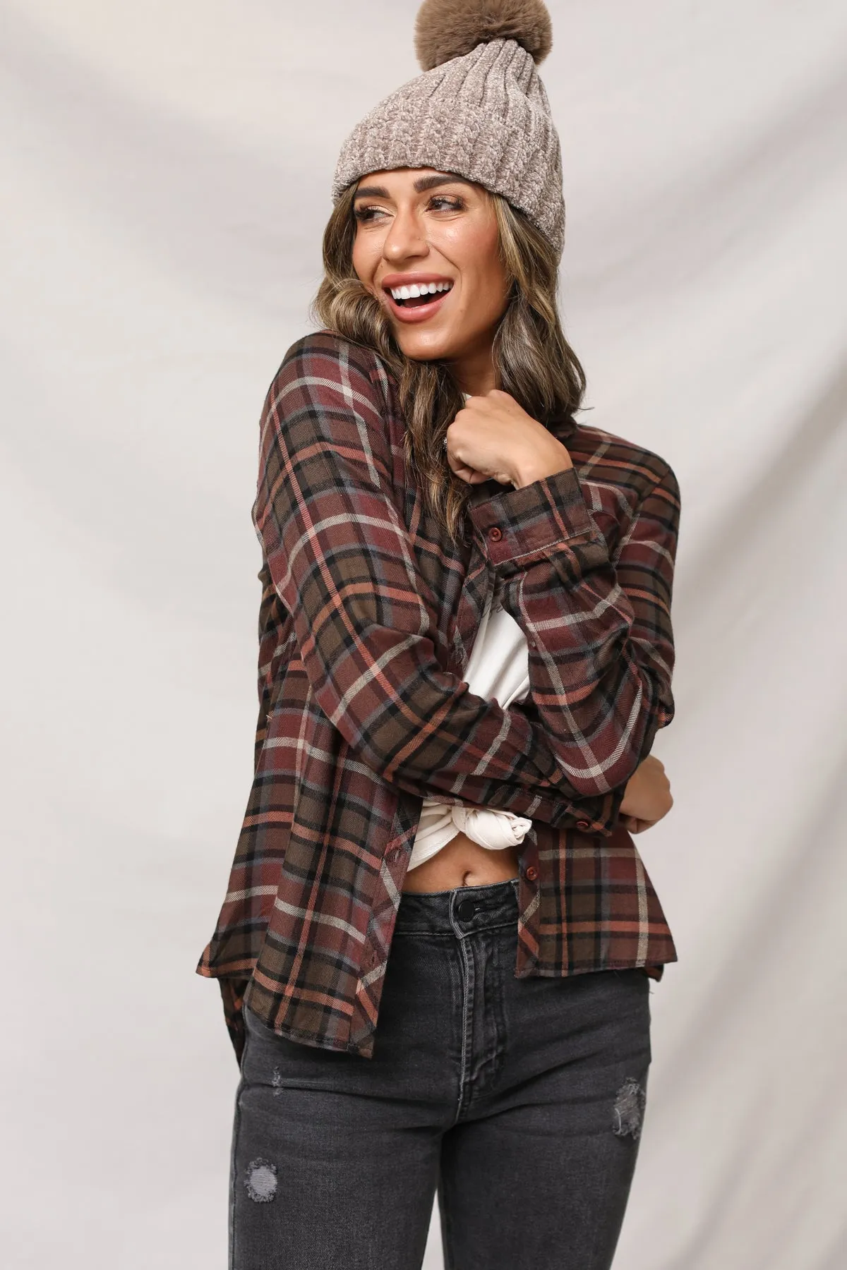 Plaid Button Down Shirt