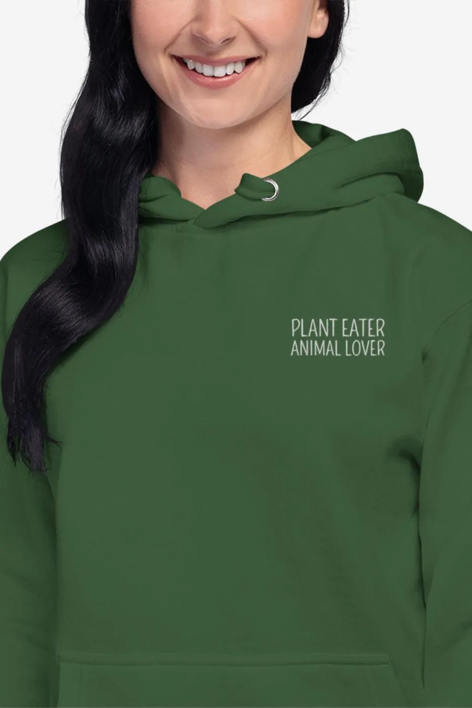 Plant Eater Unisex Premium Hoodie - Embroidery