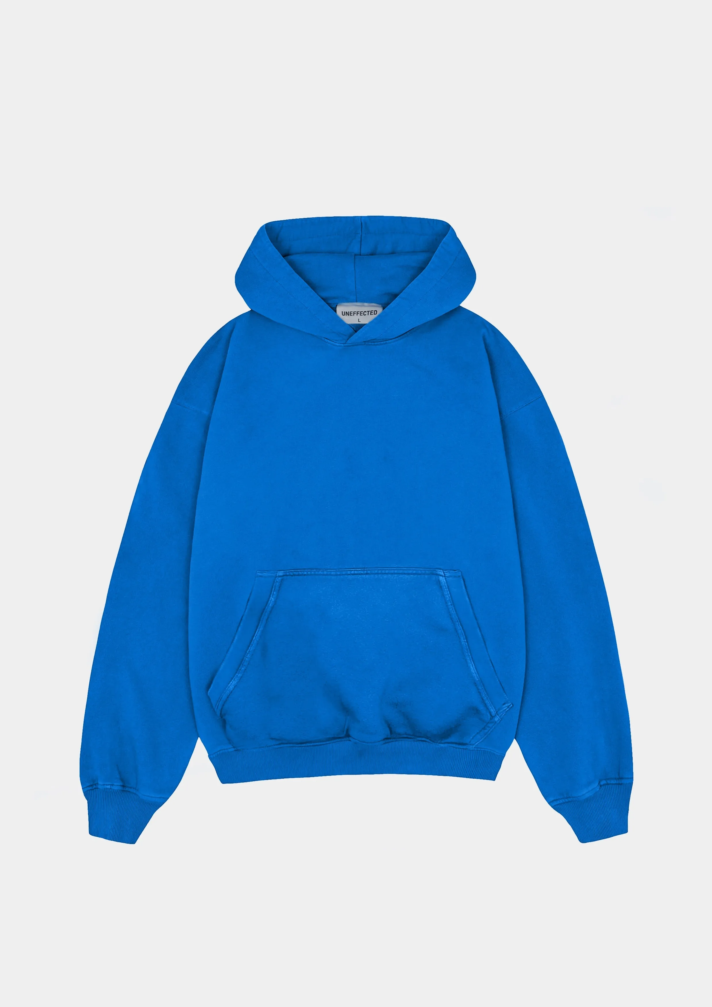 Premium Blank Oversized Blue Hoodie