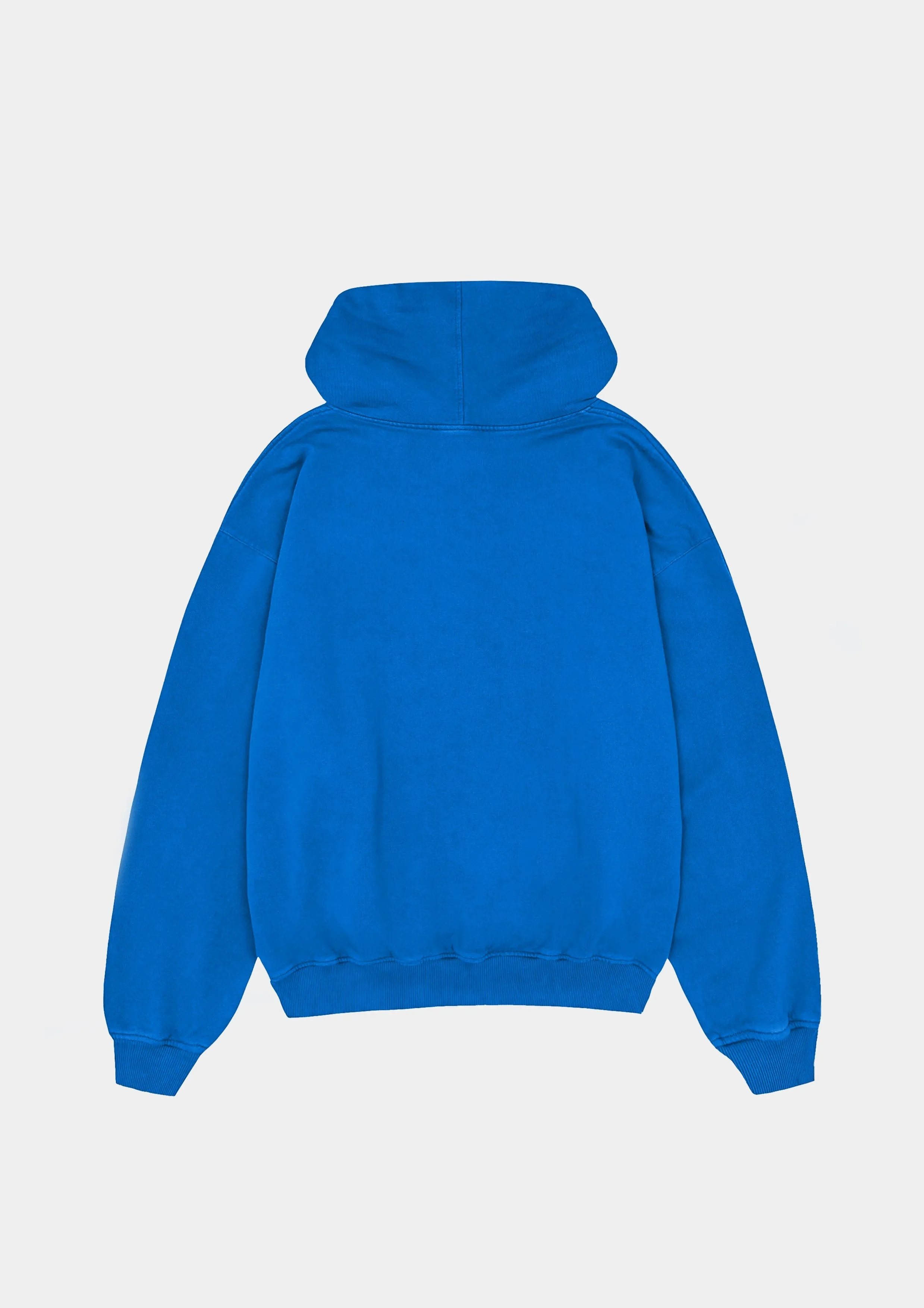 Premium Blank Oversized Blue Hoodie