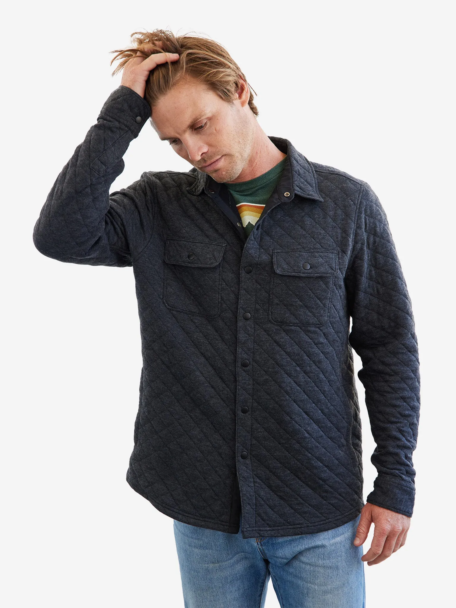 Quilted Shirt Jacket