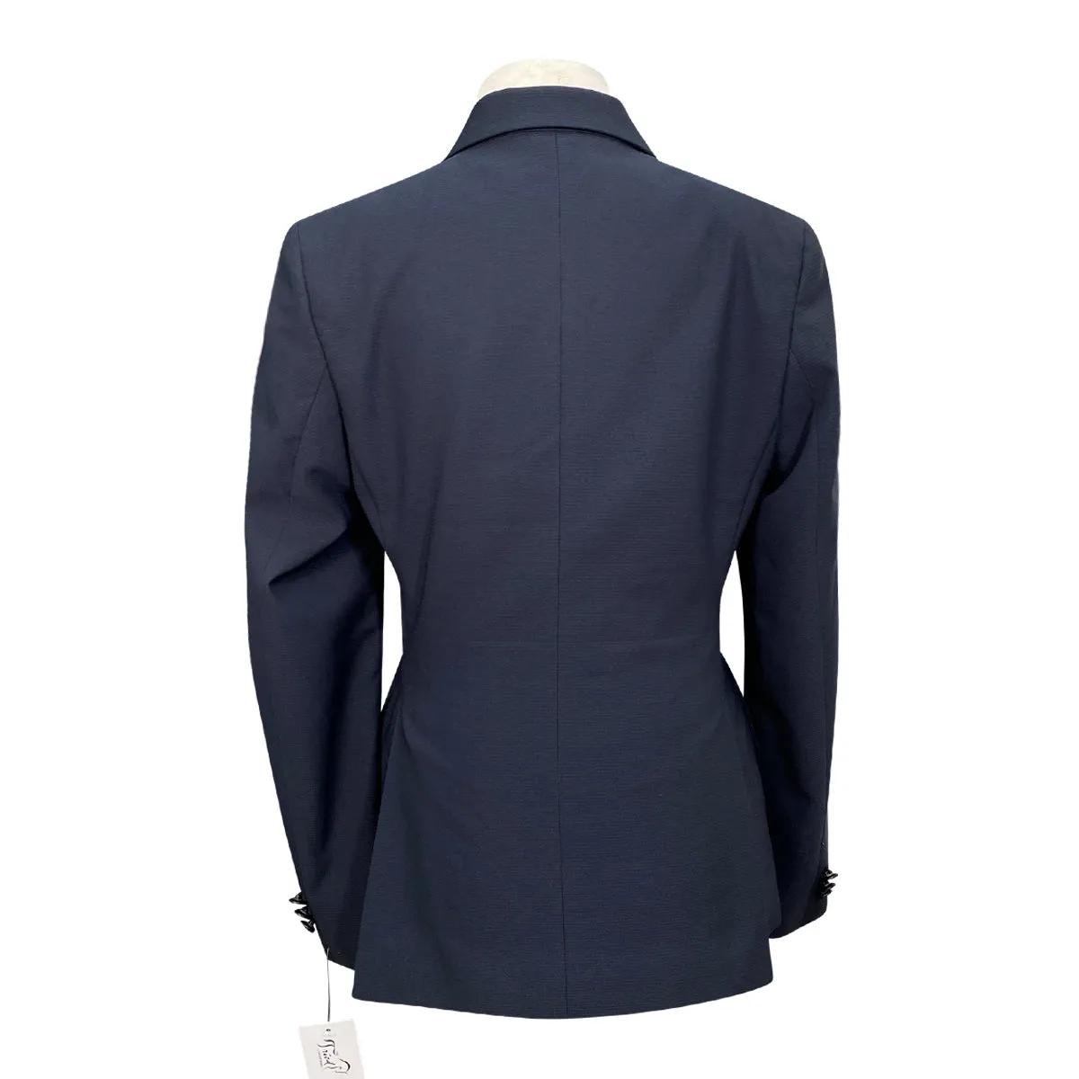 RJ Classics 'Hampton' Washable Show Jacket in Navy Microcheck - Children's 16R