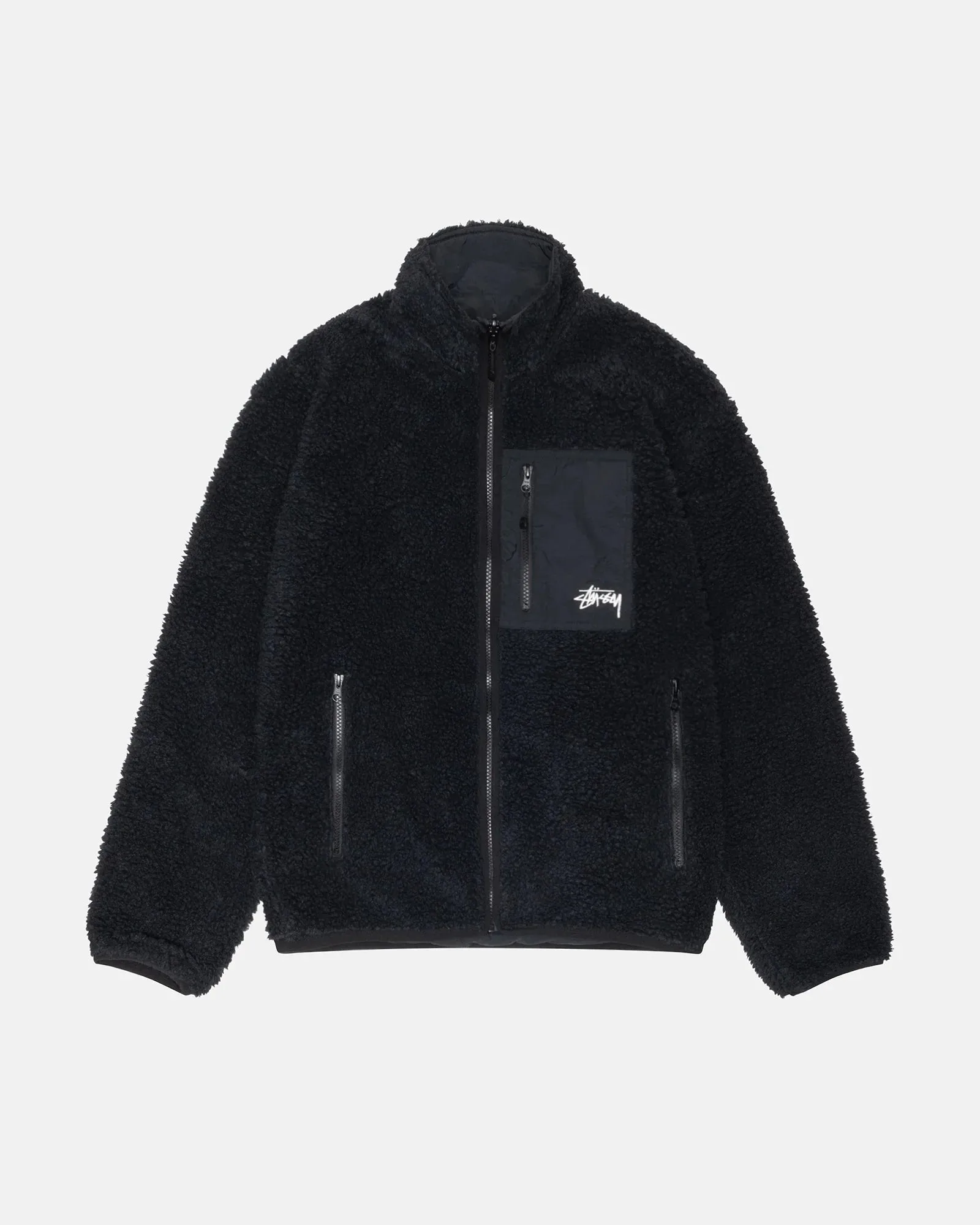 SHERPA REVERSIBLE JACKET / STUSSY / BLACK