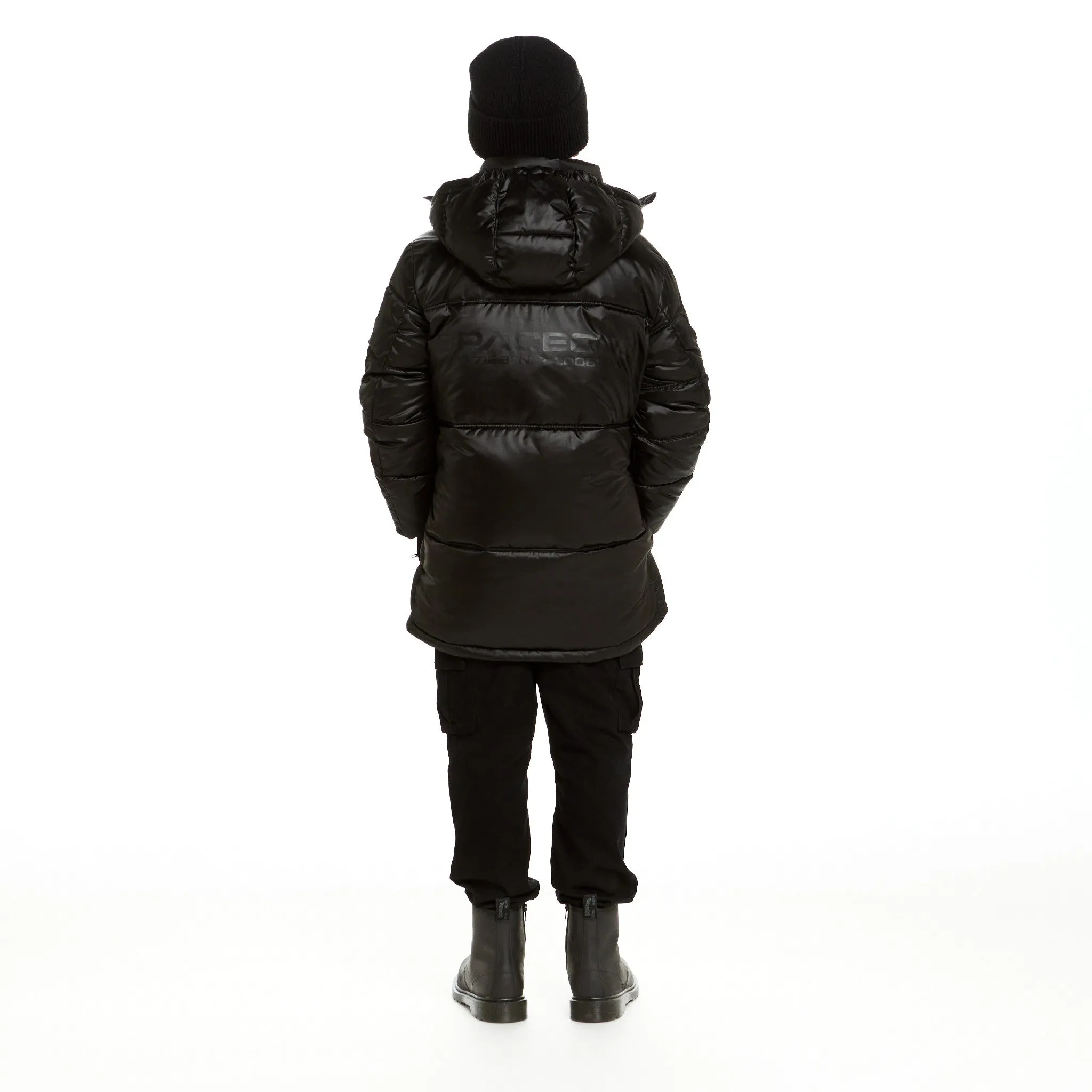 SPACEONE x Andy & Evan | Galactic Puffer Jacket | Deep Space Black