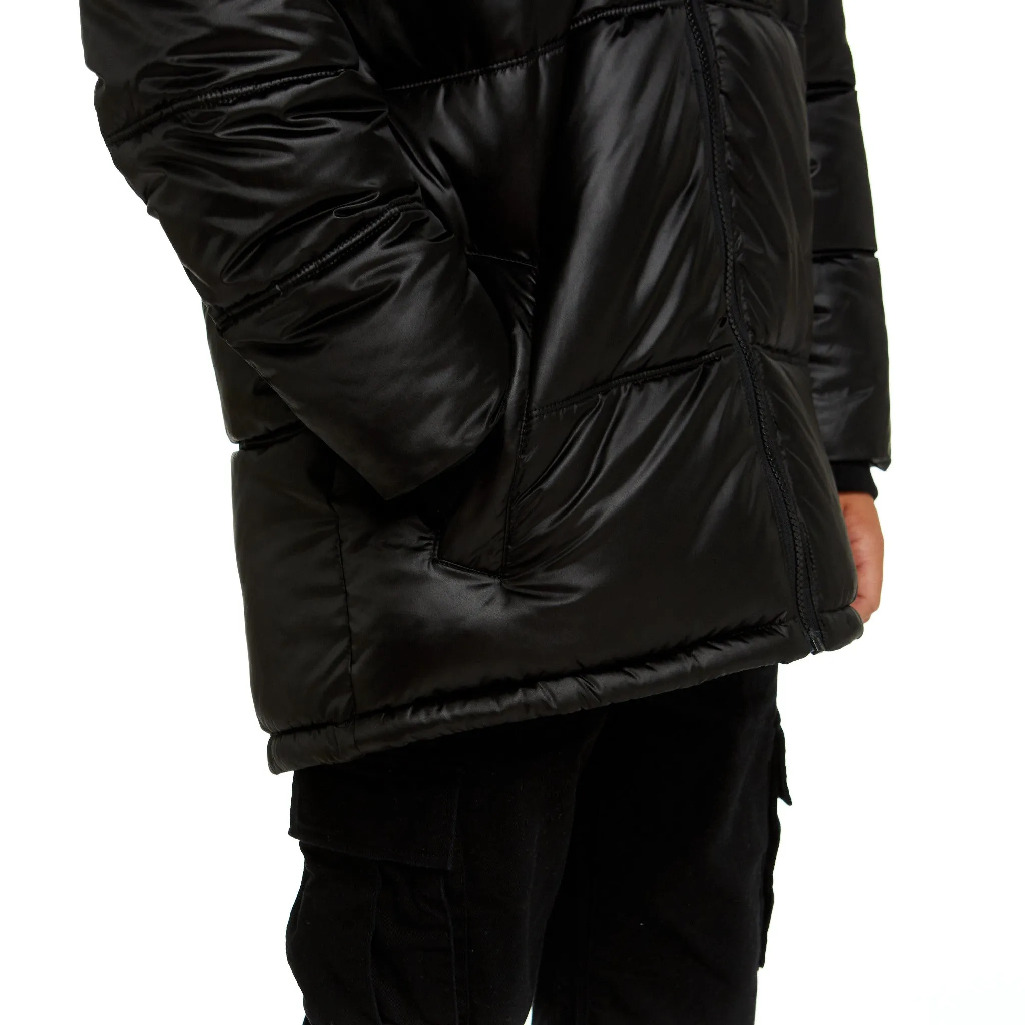 SPACEONE x Andy & Evan | Galactic Puffer Jacket | Deep Space Black