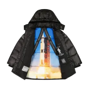 SPACEONE x Andy & Evan | Galactic Puffer Jacket | Deep Space Black