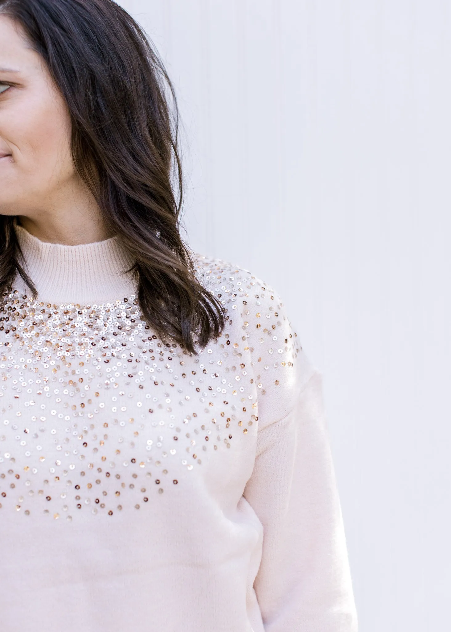 Sparkle Blush Sweater