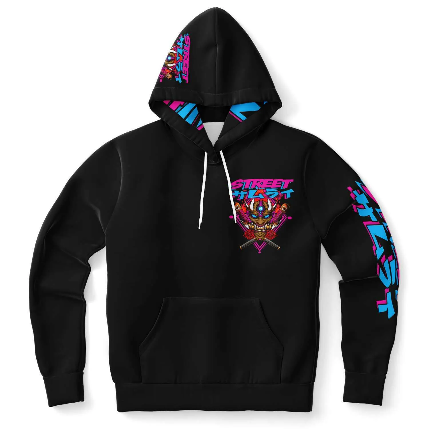 Street Samurai Oni Premium Hoodie