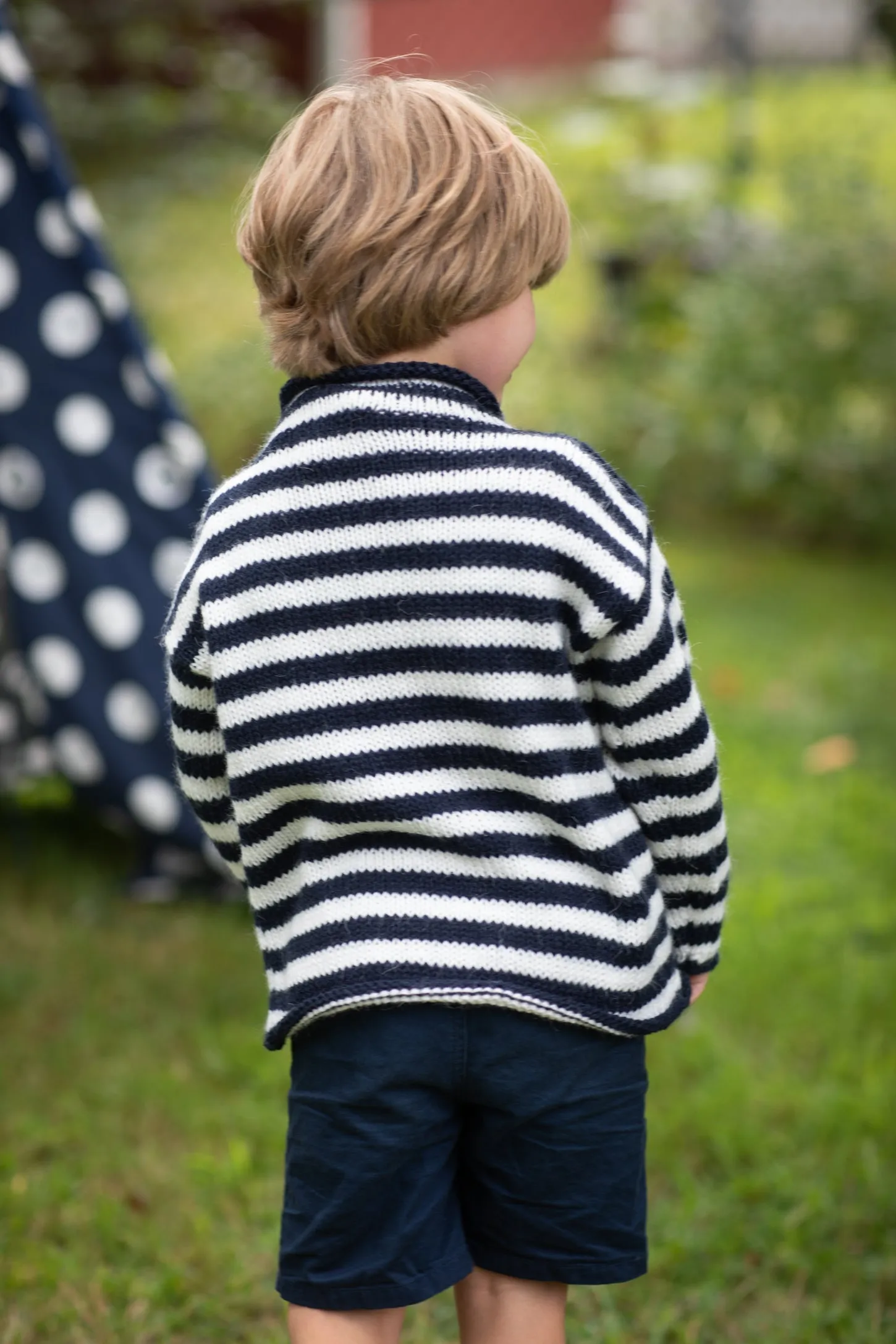 Striped Kids' Lobster Alpaca Sweater