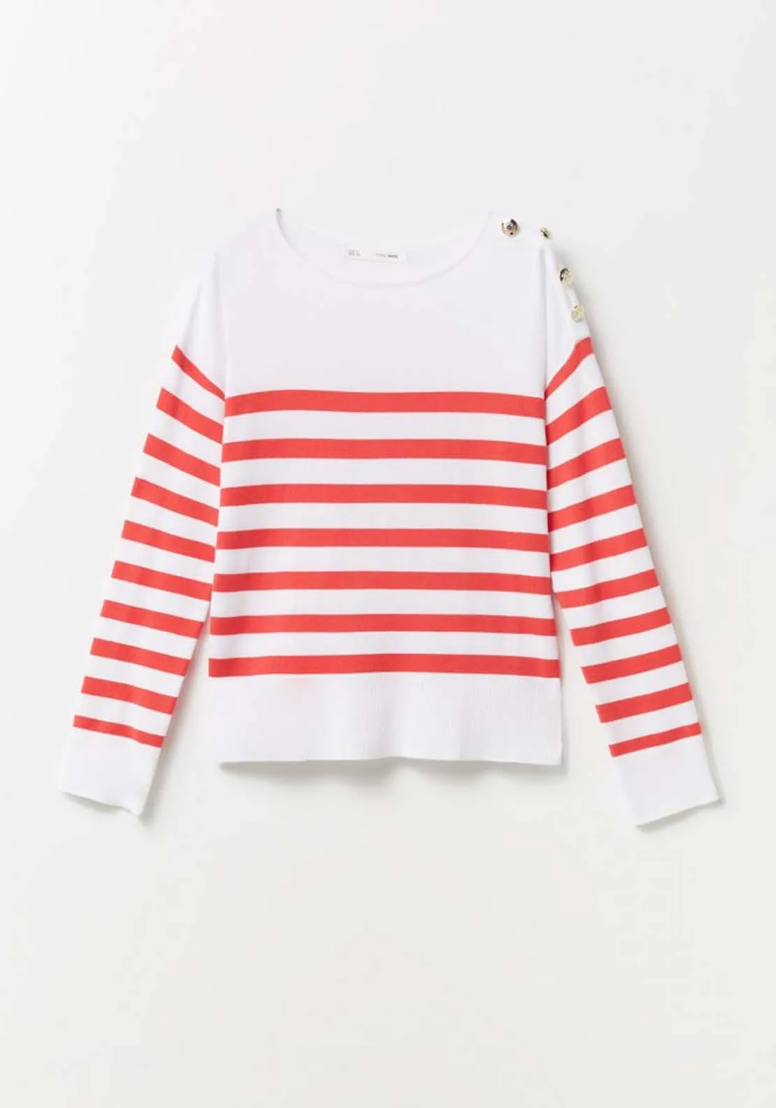 Striped Viscose Jumper