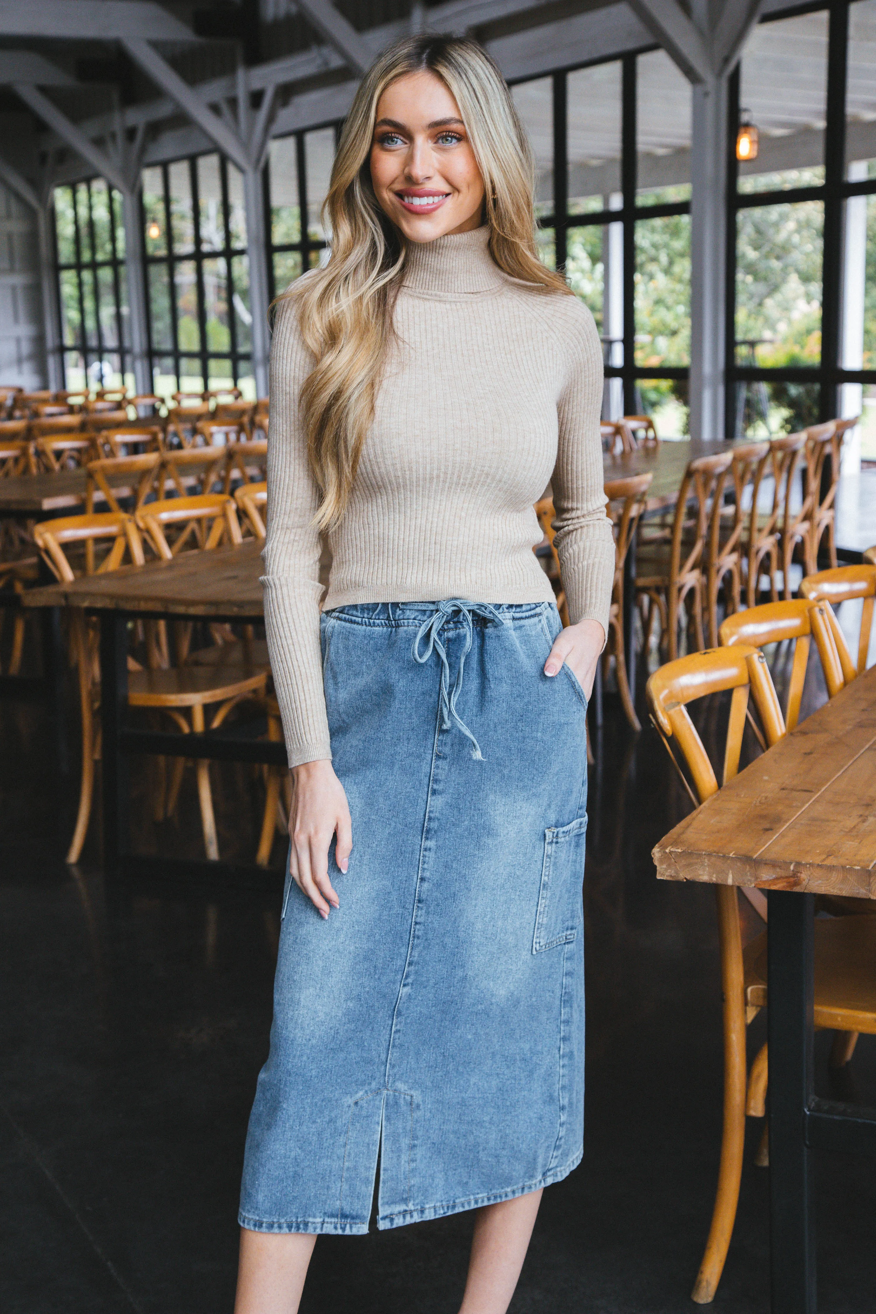 Teton Turtleneck Sweater, Oatmeal