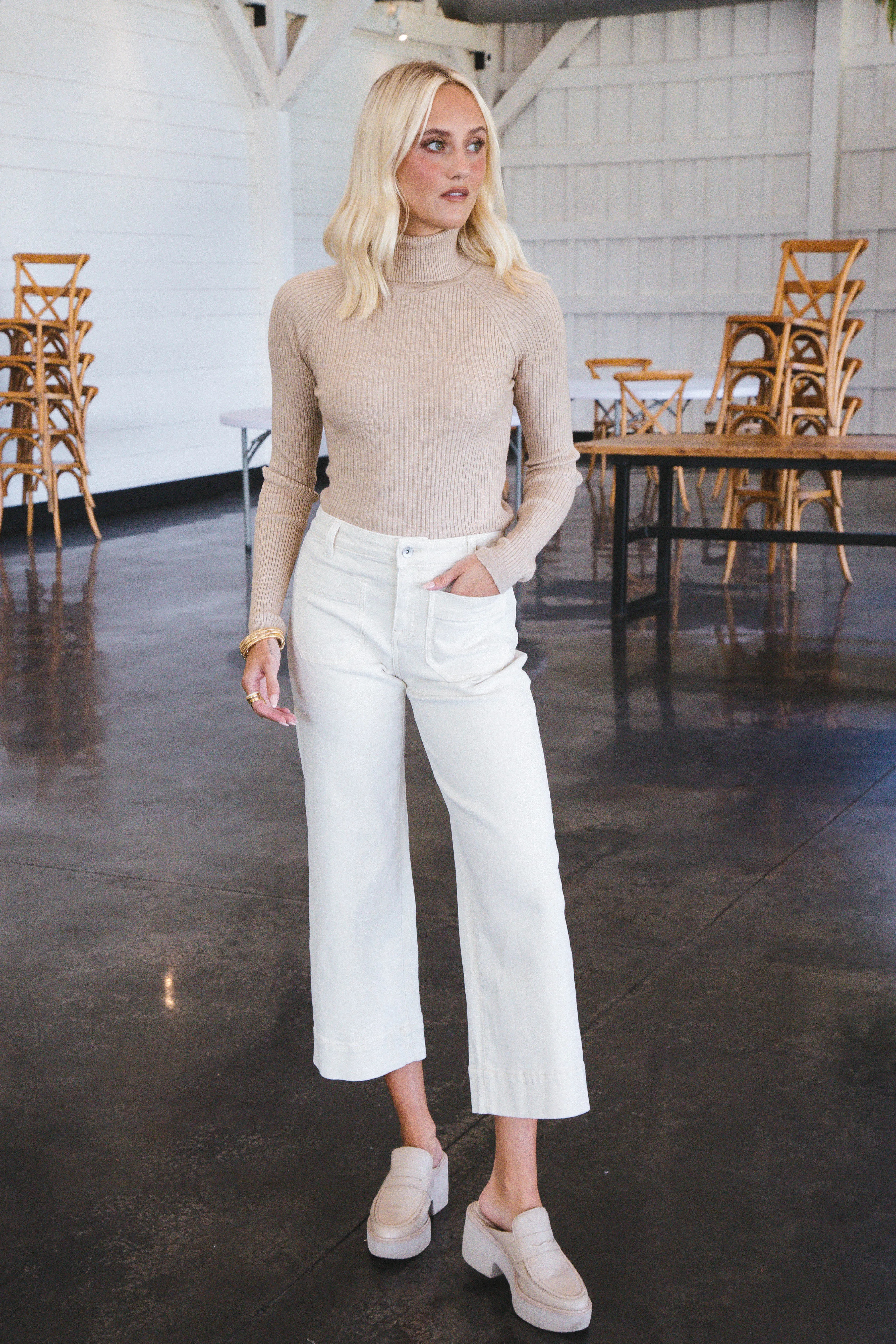 Teton Turtleneck Sweater, Oatmeal