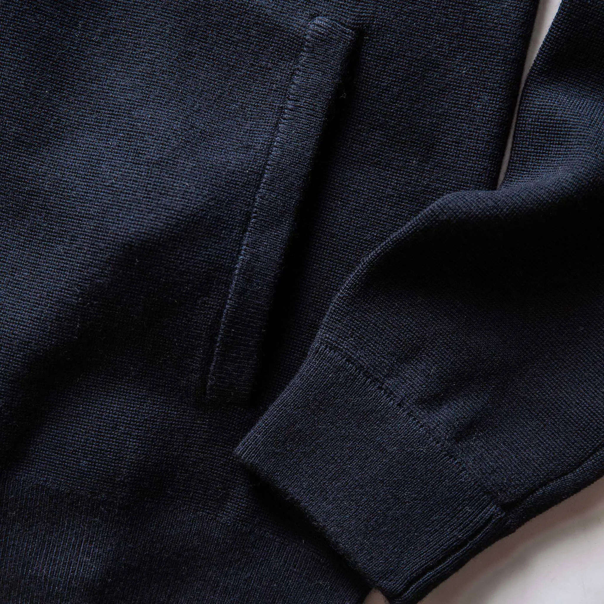 The Portola Hoodie in Midnight Merino