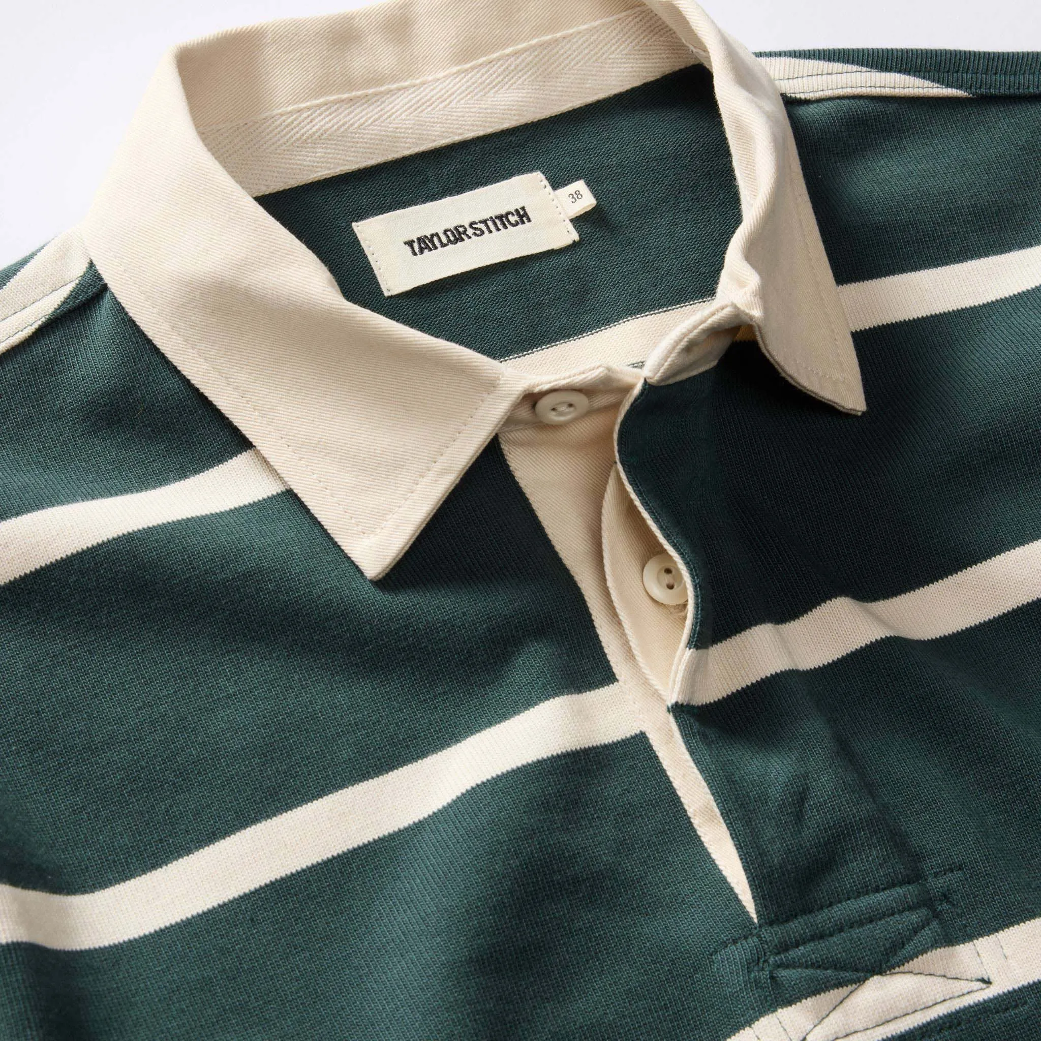 The Rugby in Dark Forest Stripe