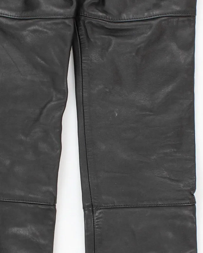 Vintage 90s Harley Davidson Leather Trousers - W28 L29