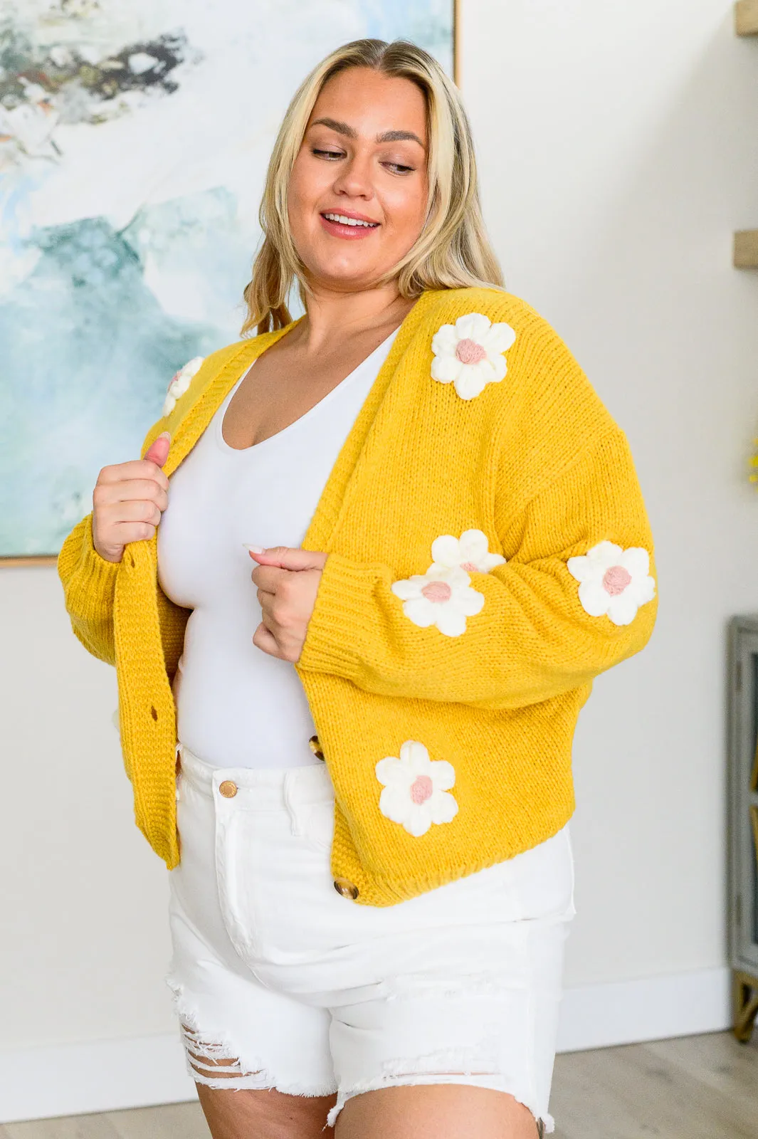 You're Enough Floral Cardigan - 4/18