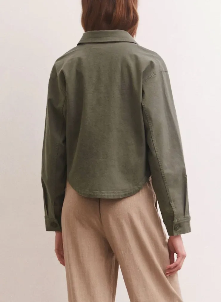 Z Supply All Day Cropped Twill Jacket